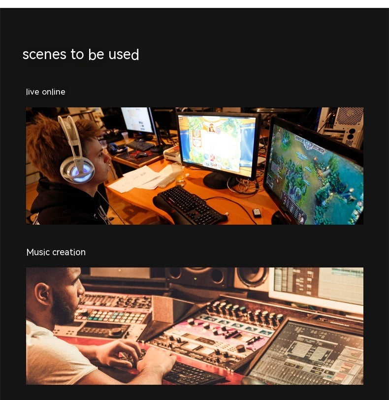 USB Microphone RGB Live Microphone RoomMode