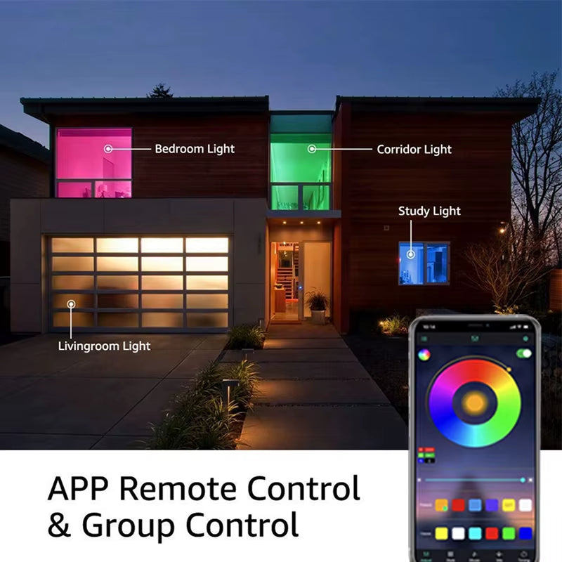Bluetooth RGB Controler 4Pin DC RGB Led Controller 5V 12V 24V Smart APP Control RGB Led Lights Controller Color Changing