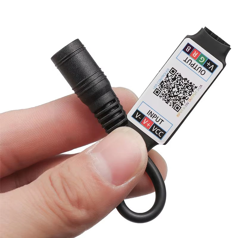 Bluetooth RGB Controler 4Pin DC RGB Led Controller 5V 12V 24V Smart APP Control RGB Led Lights Controller Color Changing