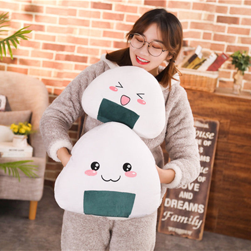 Cartoon Anime Rice Ball Plush Toy Plush Doll Large Sleeping Pillow Ragdoll Doll Children's Day Gift RoomMode
