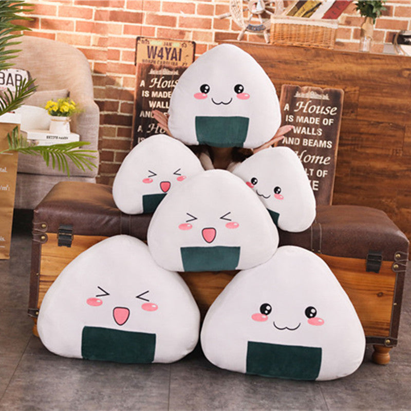 Cartoon Anime Rice Ball Plush Toy Plush Doll Large Sleeping Pillow Ragdoll Doll Children's Day Gift RoomMode