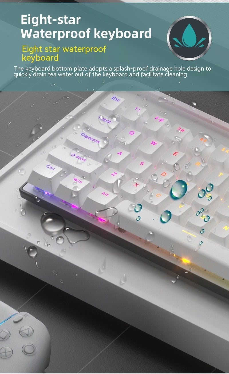 RGB Light-emitting Portable Keypad RoomMode