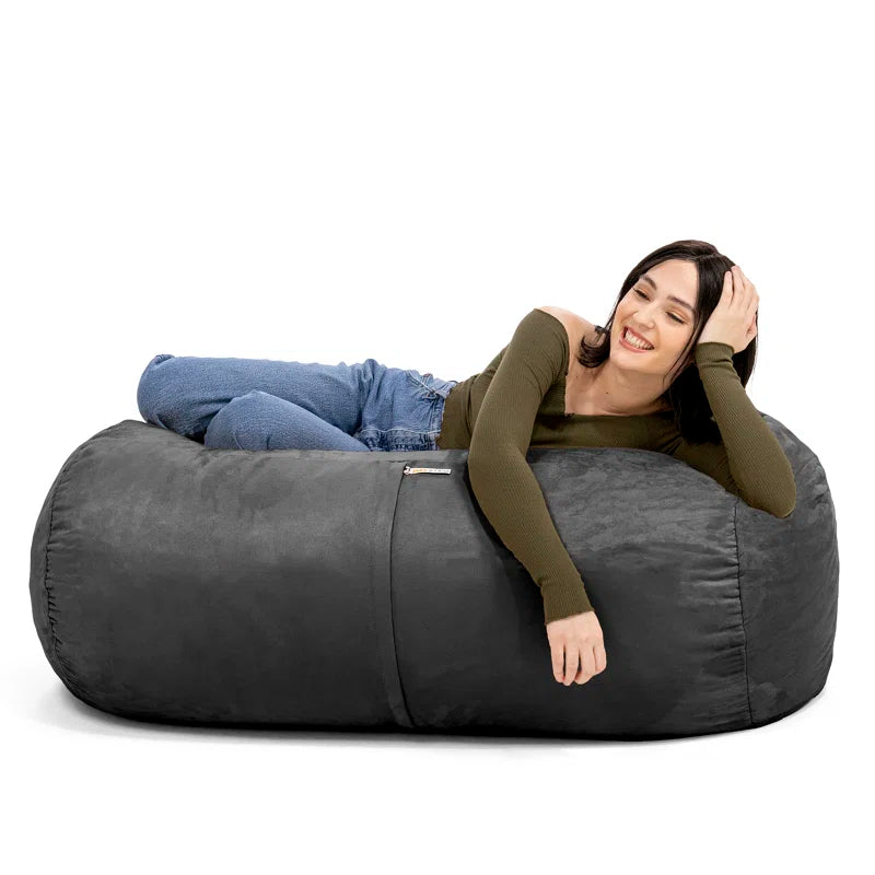 Jr. Bean Bags Microfiber / Microsuede Bean Bag Chair & Lounger