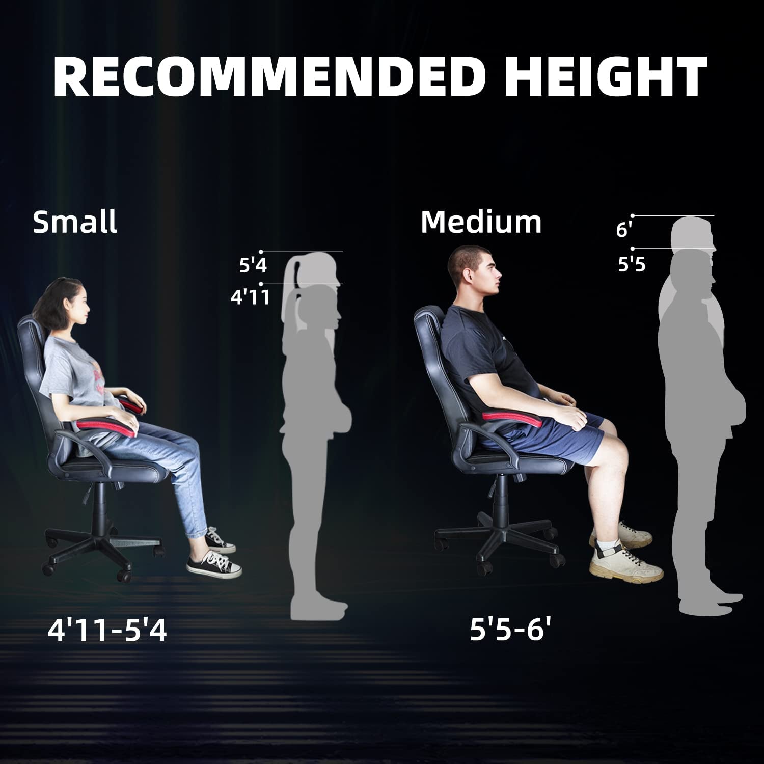 Gaming Office Chair, Ergonomic Cheap Gaming Chair, Computer Chair Video Game Chairs, Reclining Rolling Gaming Chairs for Adults, Teens and Gamer, Desk Office Chairs Clearance, Purple