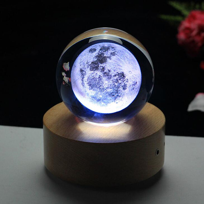 Lunar Sphere 3D Holographic Room Decor Items