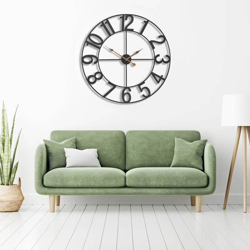 32" Oversized Analog round Decorative Wall Clock