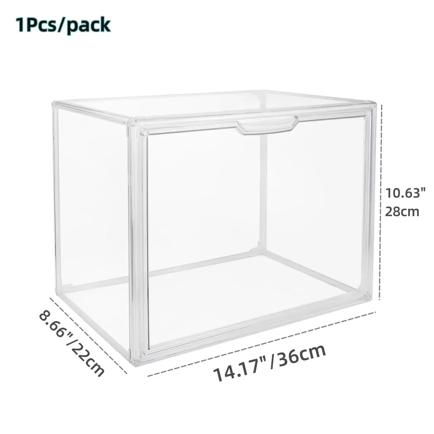 Clear Large Capacity Storage Box Organizer for Figures Acrylic Box Blind Box Makeup Toy Showcase Organizer for Handbag Figurine
