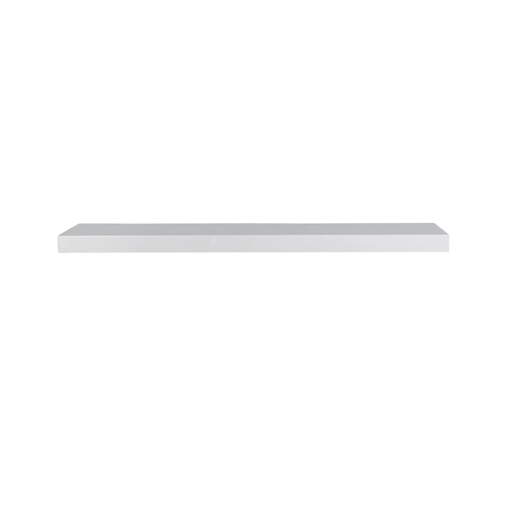 43" White Wooden Wall Mounted Floating Shelf-1