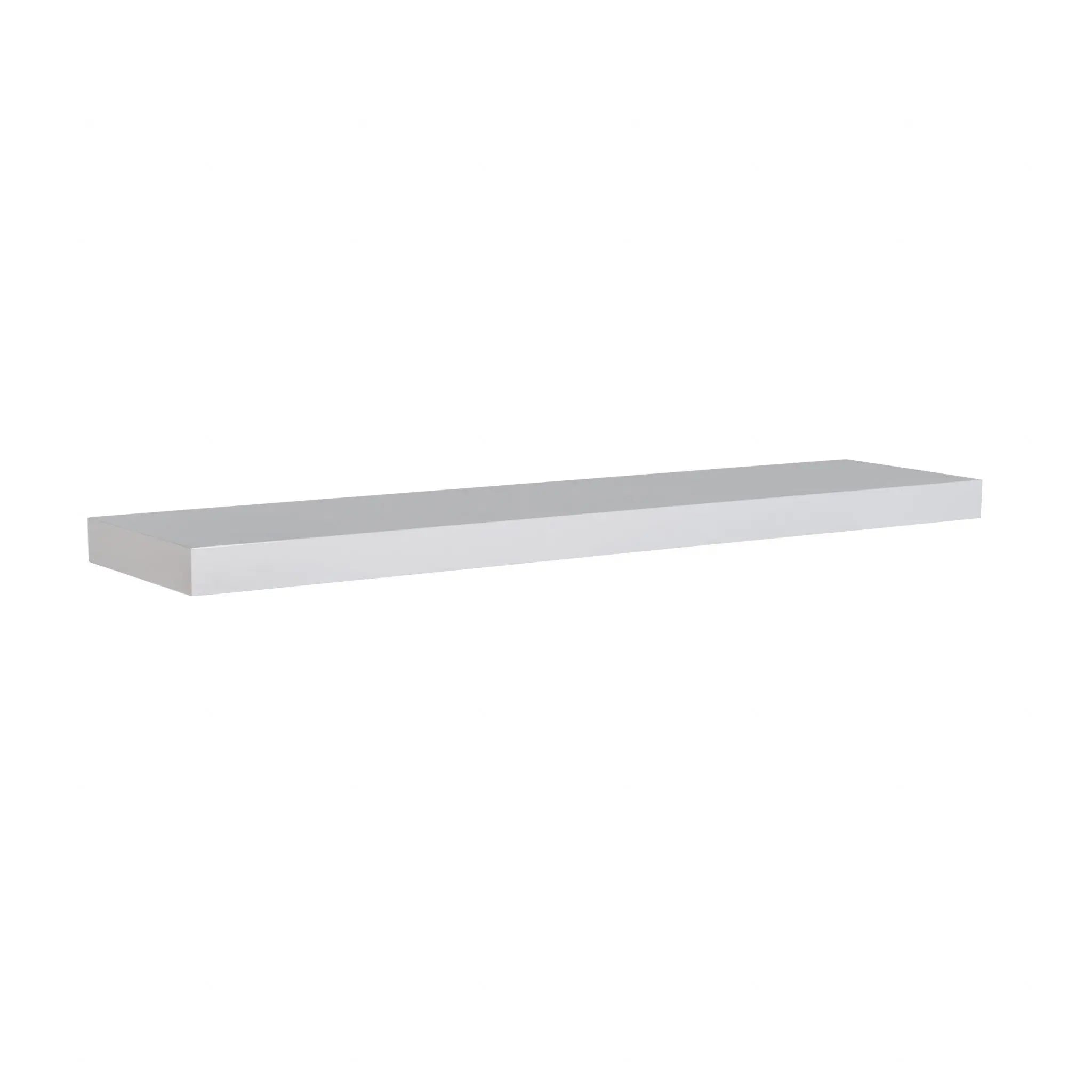 43" White Wooden Wall Mounted Floating Shelf-2