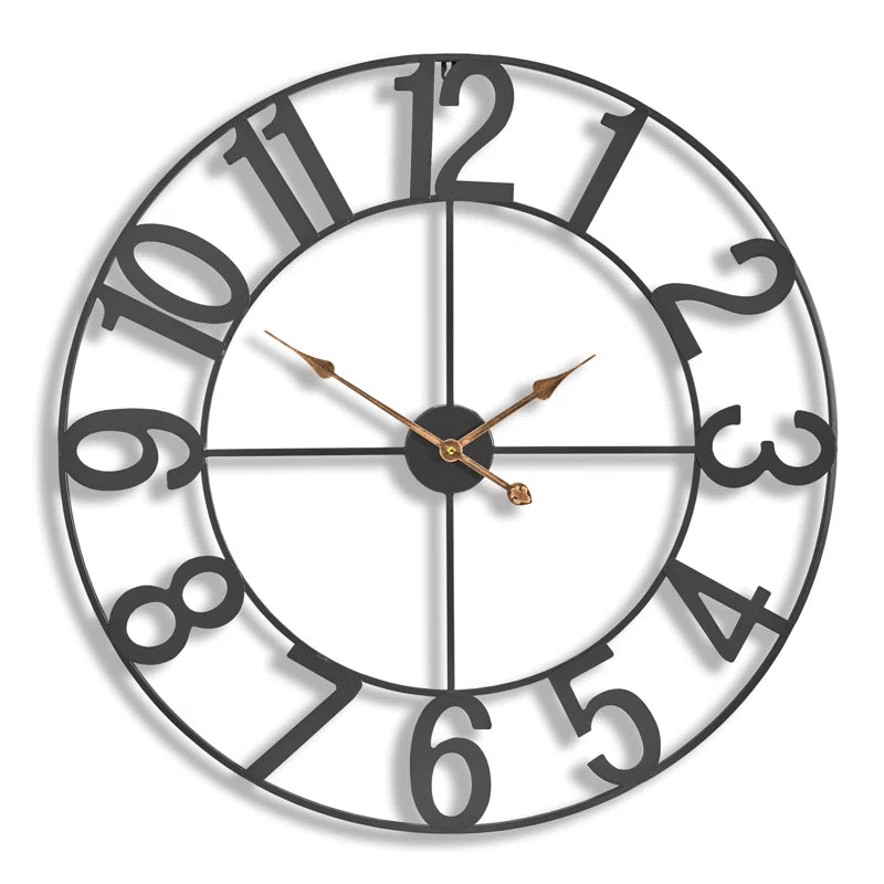 32" Oversized Analog round Decorative Wall Clock
