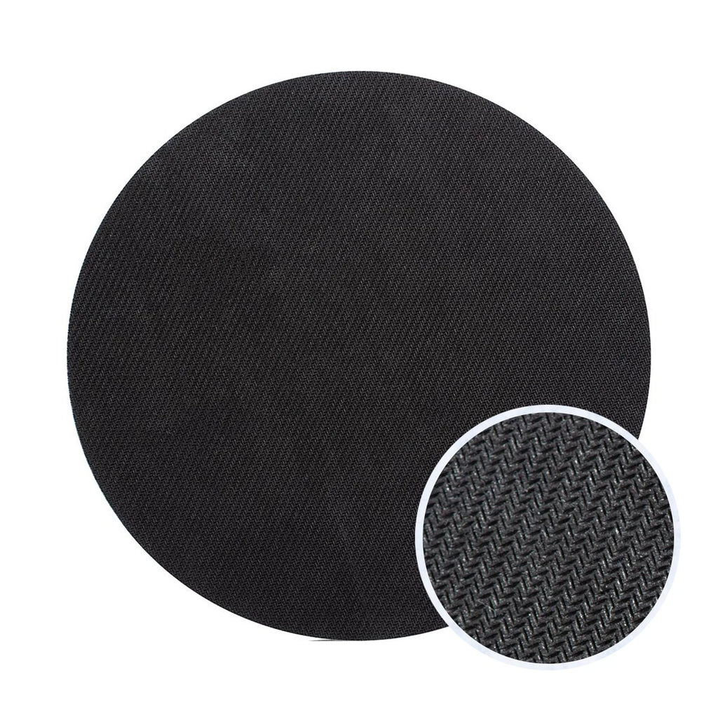 Mouse Pad for Computer Laptop Desktop Gaming Super Smooth round Galaxy Space Planet Moon Design with Non-Slip Rubber Base, Blue Starry Night (8.4 X 8.4 Inch)