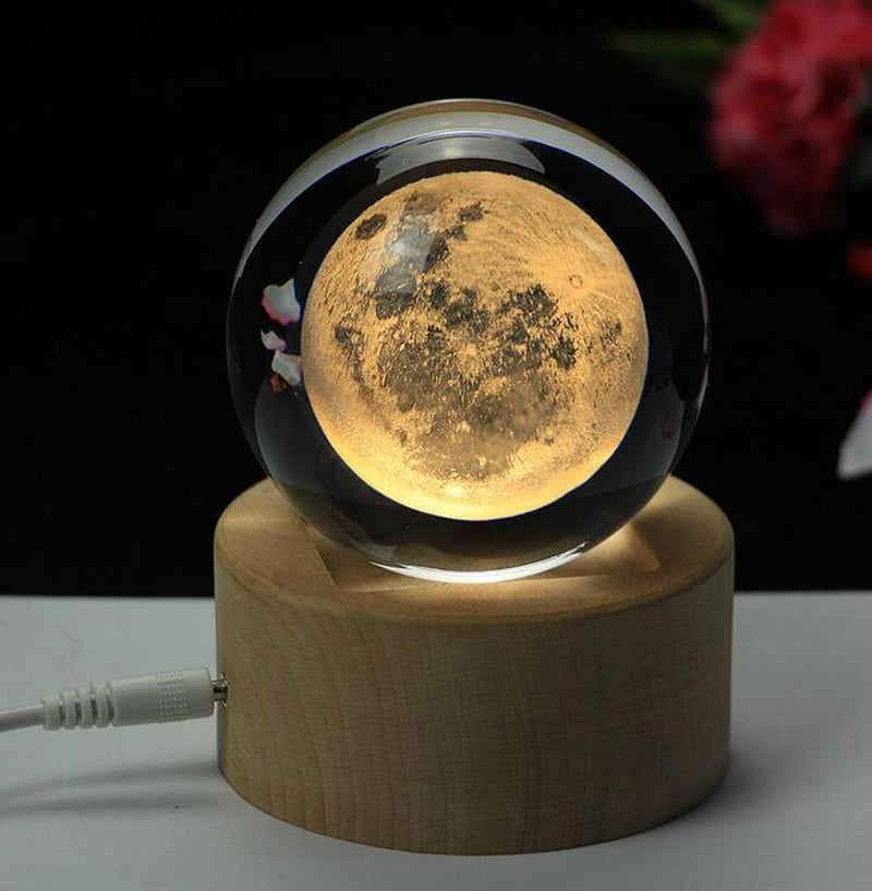 Lunar Sphere 3D Holographic Room Decor Items