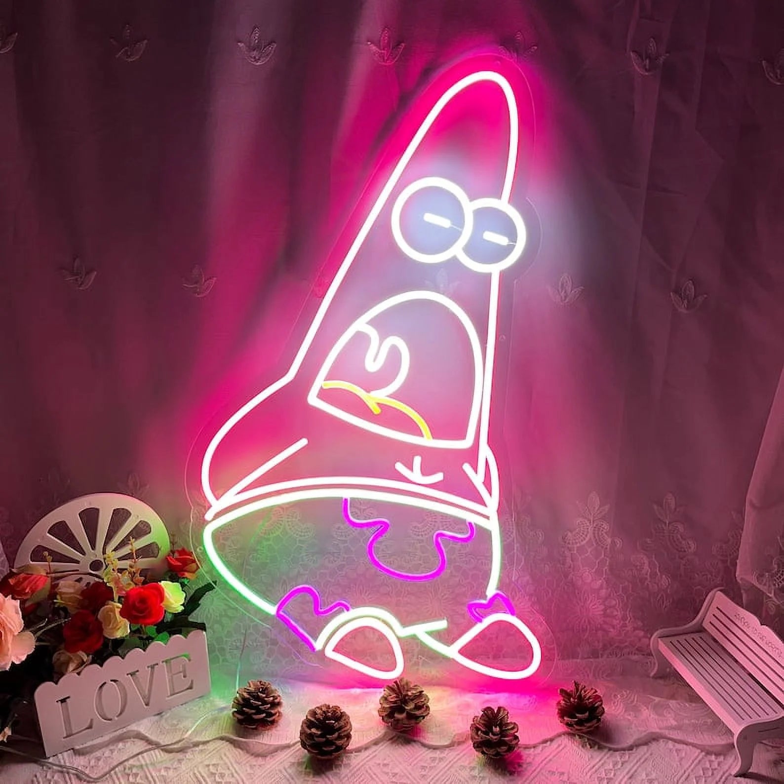 Anime Neon Sign Led Anime Neon Sign Custom Neon Sign Wall Art Atmosphere1 Light Party Sign