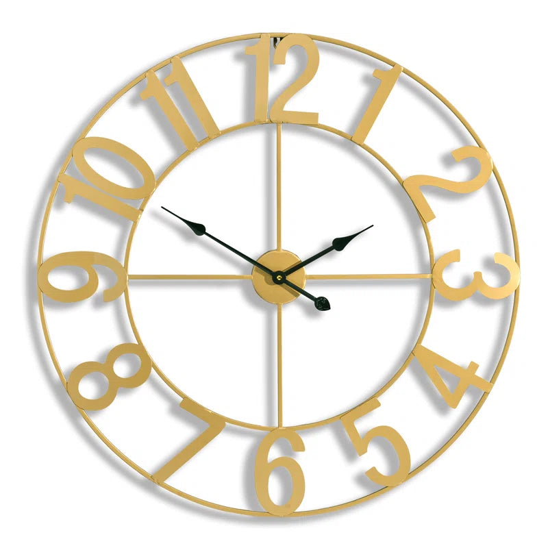32" Oversized Analog round Decorative Wall Clock