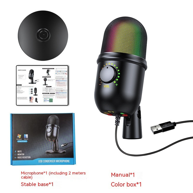 USB Microphone RGB Live Microphone RoomMode