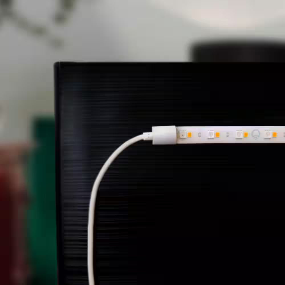 40 In. Smart Multi-Color RGB+W Wi-Fi LED Strip Light Extension, Works with Alexa/Hey Google/Homekit/Siri