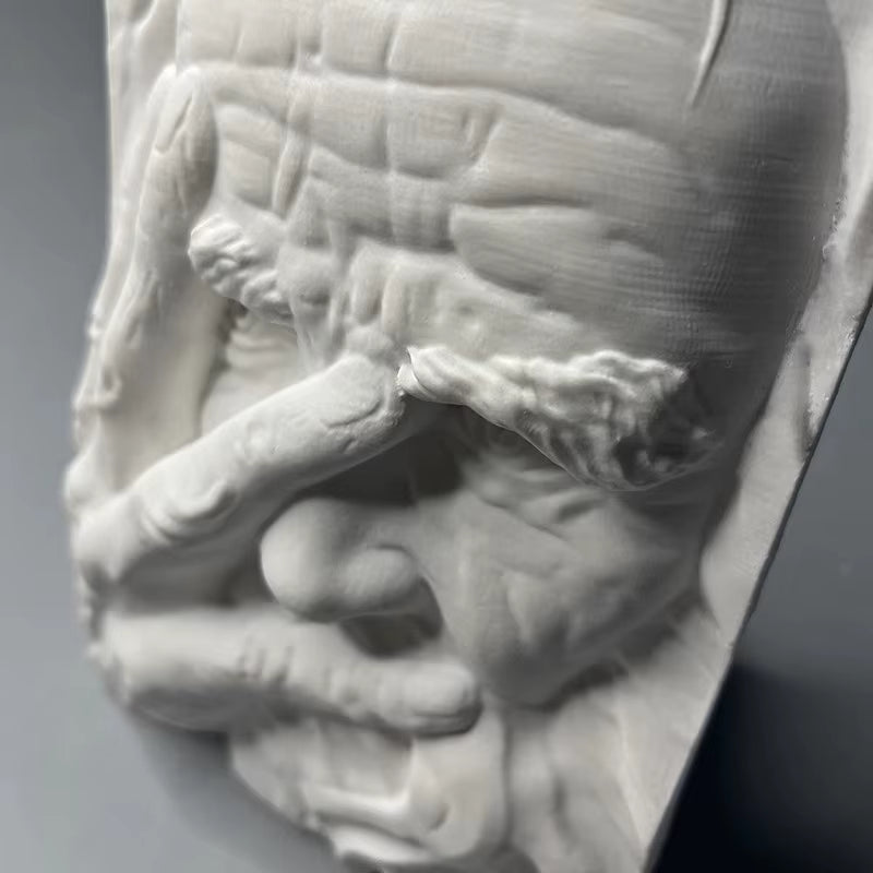 Nordic Retro Relief Figures Sculpture Art Decorative Crafts Modern Simple Home Living Room Gypsum Ornaments Decor Statue Gifts