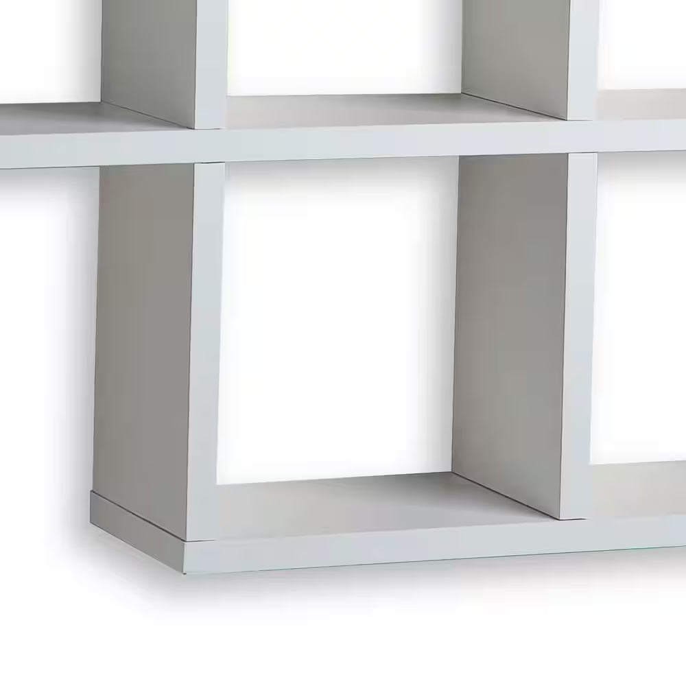 31 In. X 23 In. White Laminated Cubby Shelf