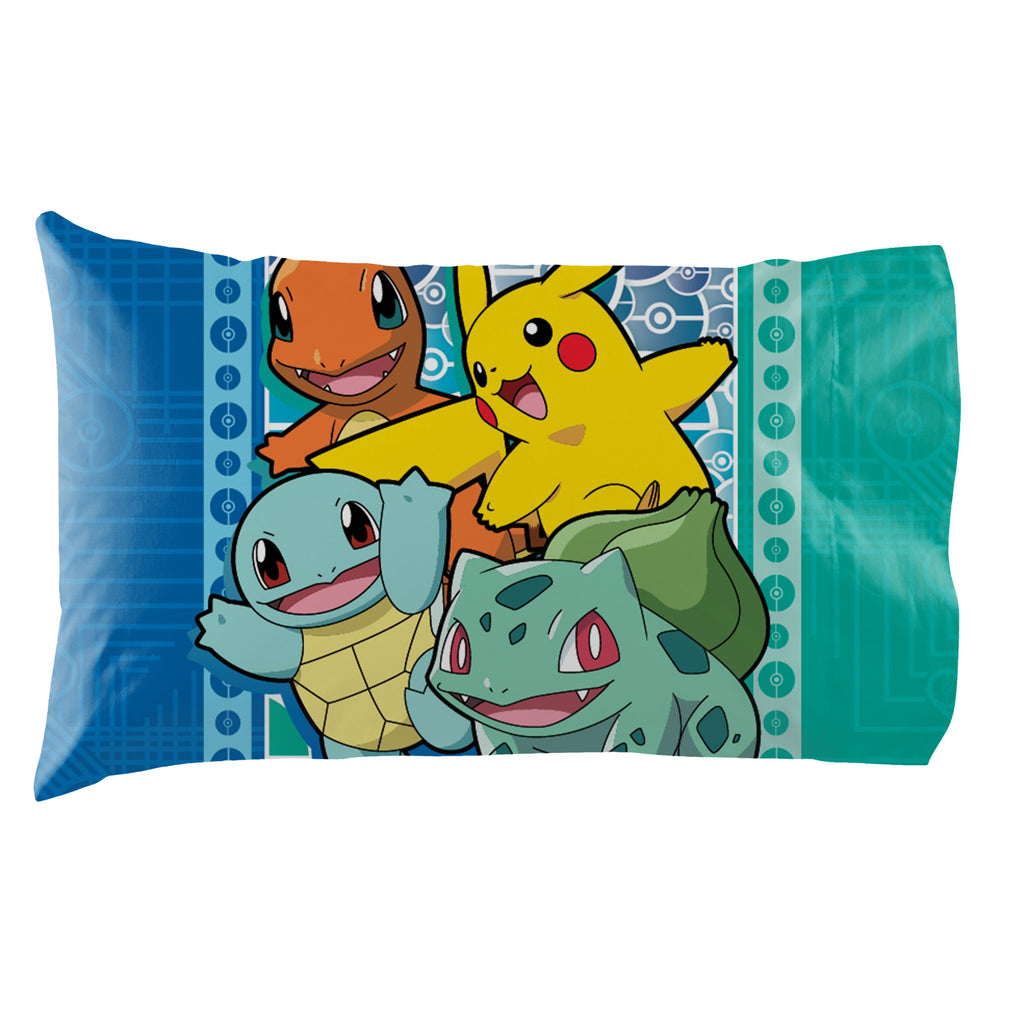 Pokemon 4-Piece Polyester Comforter Bedding Set, Twin