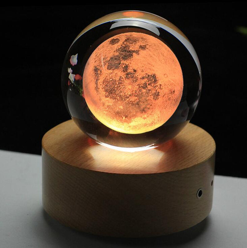 Lunar Sphere 3D Holographic Room Decor Items