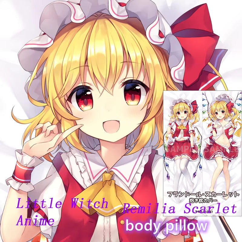 Dakimakura Anime Furandōru Sukāretto、Flandre Scarlet（Touhou Project） Double-Sided Print Life-Size Body Pillow Cover