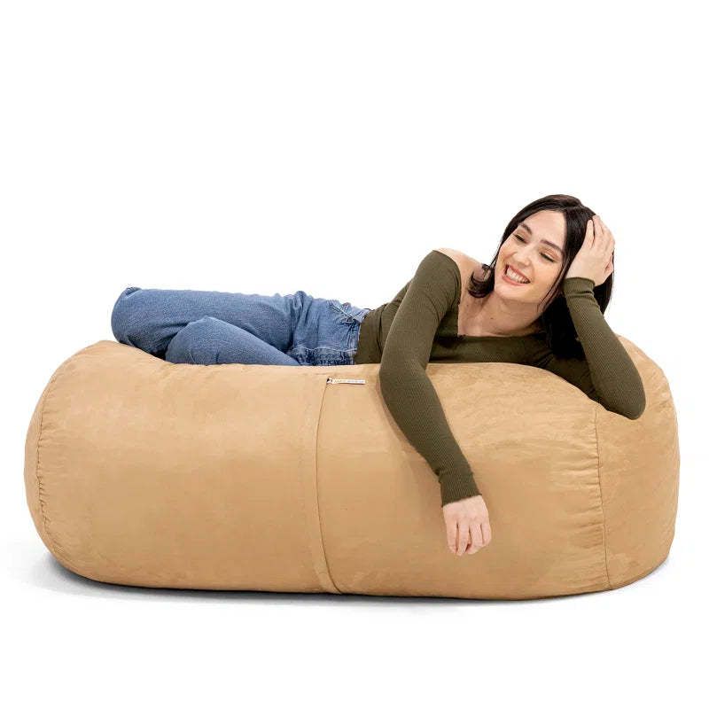 Jr. Bean Bags Microfiber / Microsuede Bean Bag Chair & Lounger