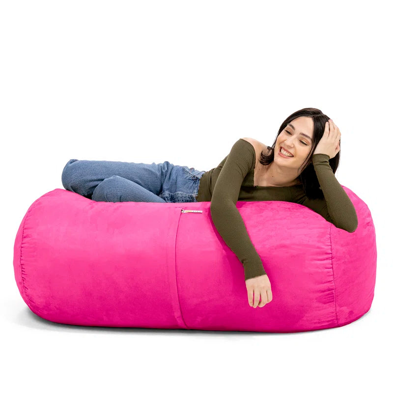 Jr. Bean Bags Microfiber / Microsuede Bean Bag Chair & Lounger