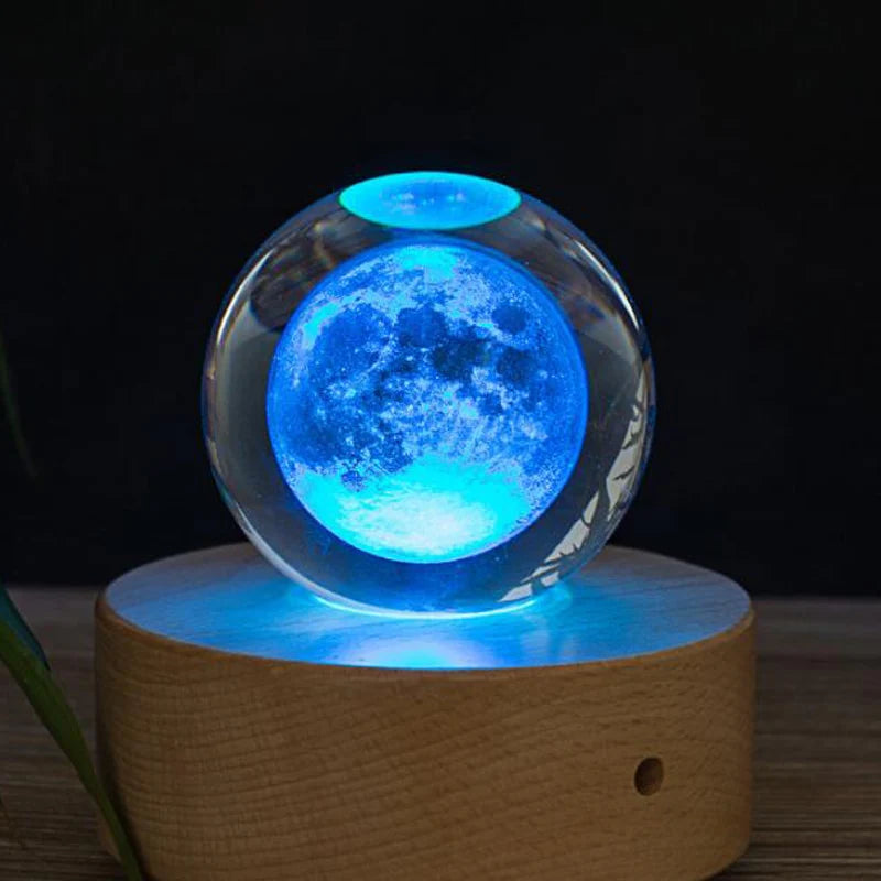 Lunar Sphere 3D Holographic Room Decor Items