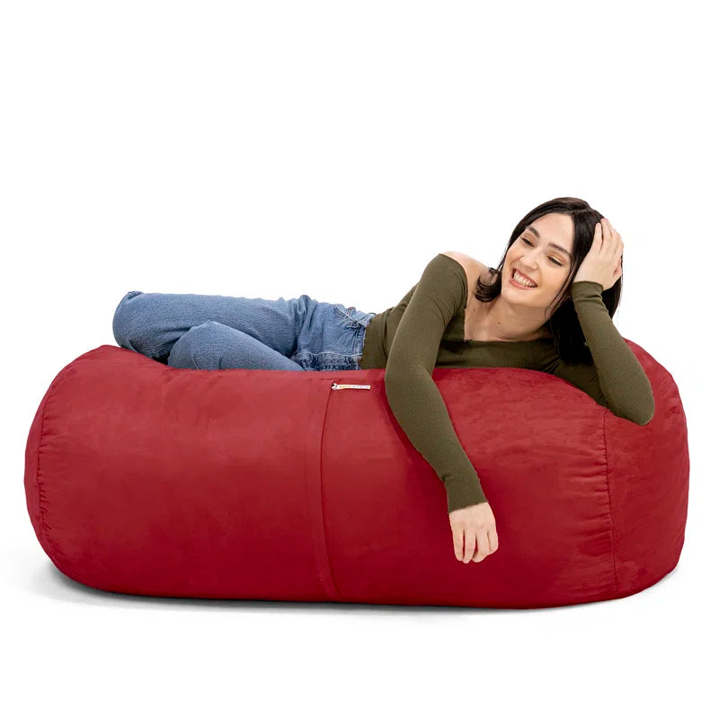 Jr. Bean Bags Microfiber / Microsuede Bean Bag Chair & Lounger