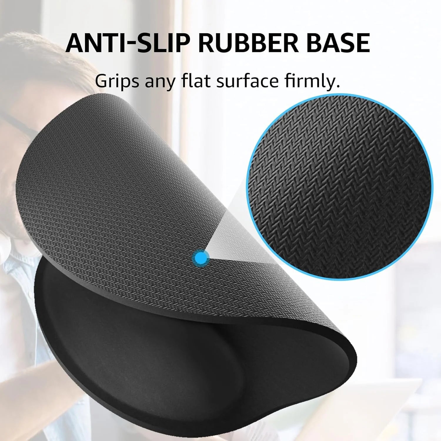 Memory Foam Mouse Pad with Wrist Rest, 2 Count, 1 Pack