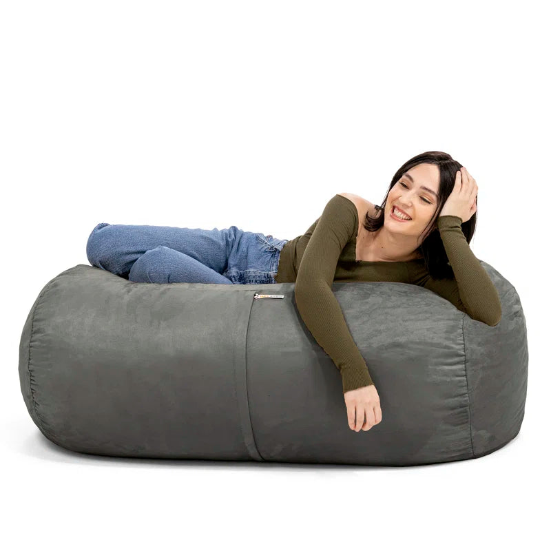 Jr. Bean Bags Microfiber / Microsuede Bean Bag Chair & Lounger