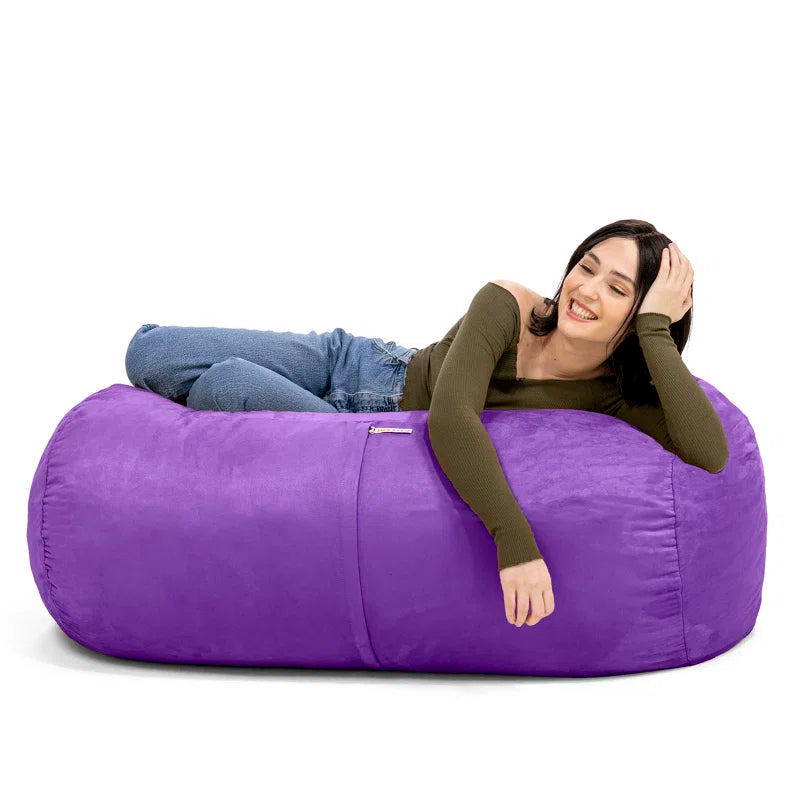 Jr. Bean Bags Microfiber / Microsuede Bean Bag Chair & Lounger