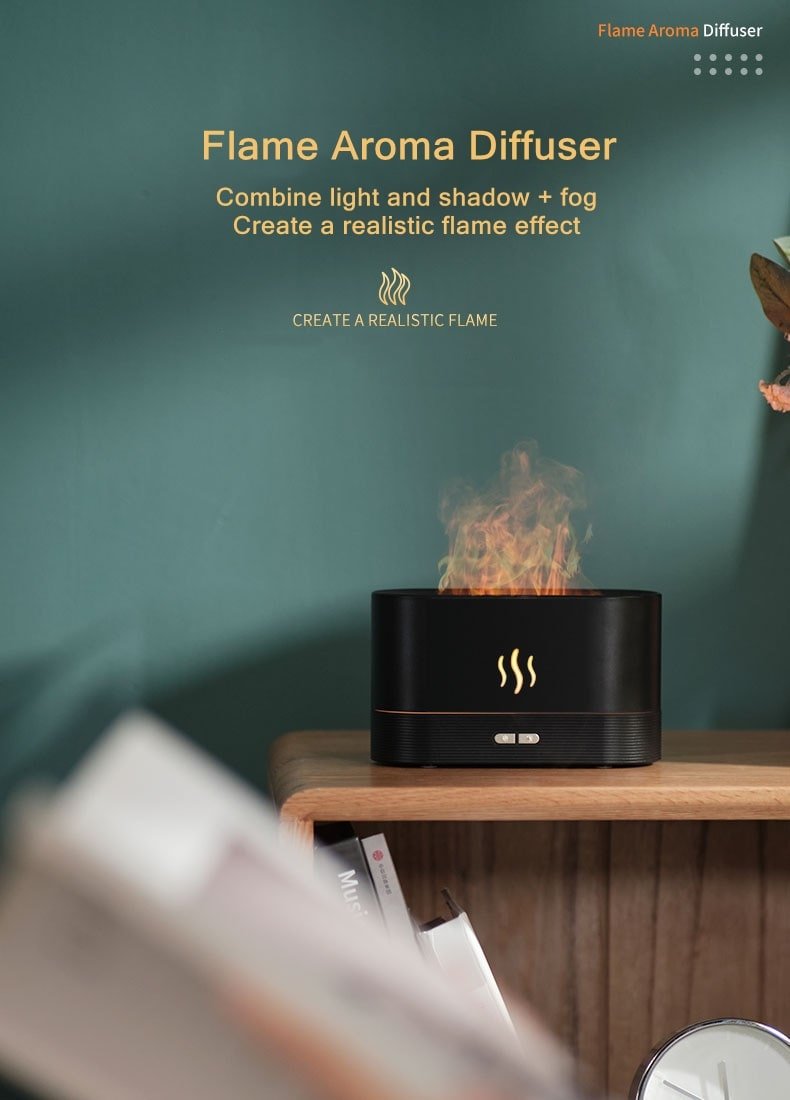 Ultrasonic Usb Fire Essential Oil Aroma Diffuser DC-THE CEO