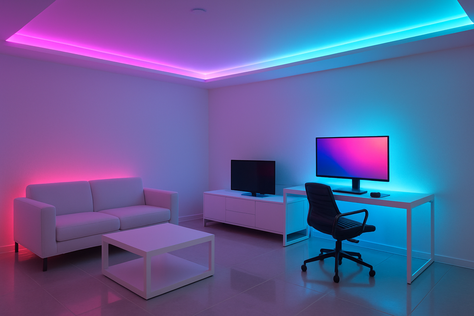 MODERN CLEAN RGB ROOM