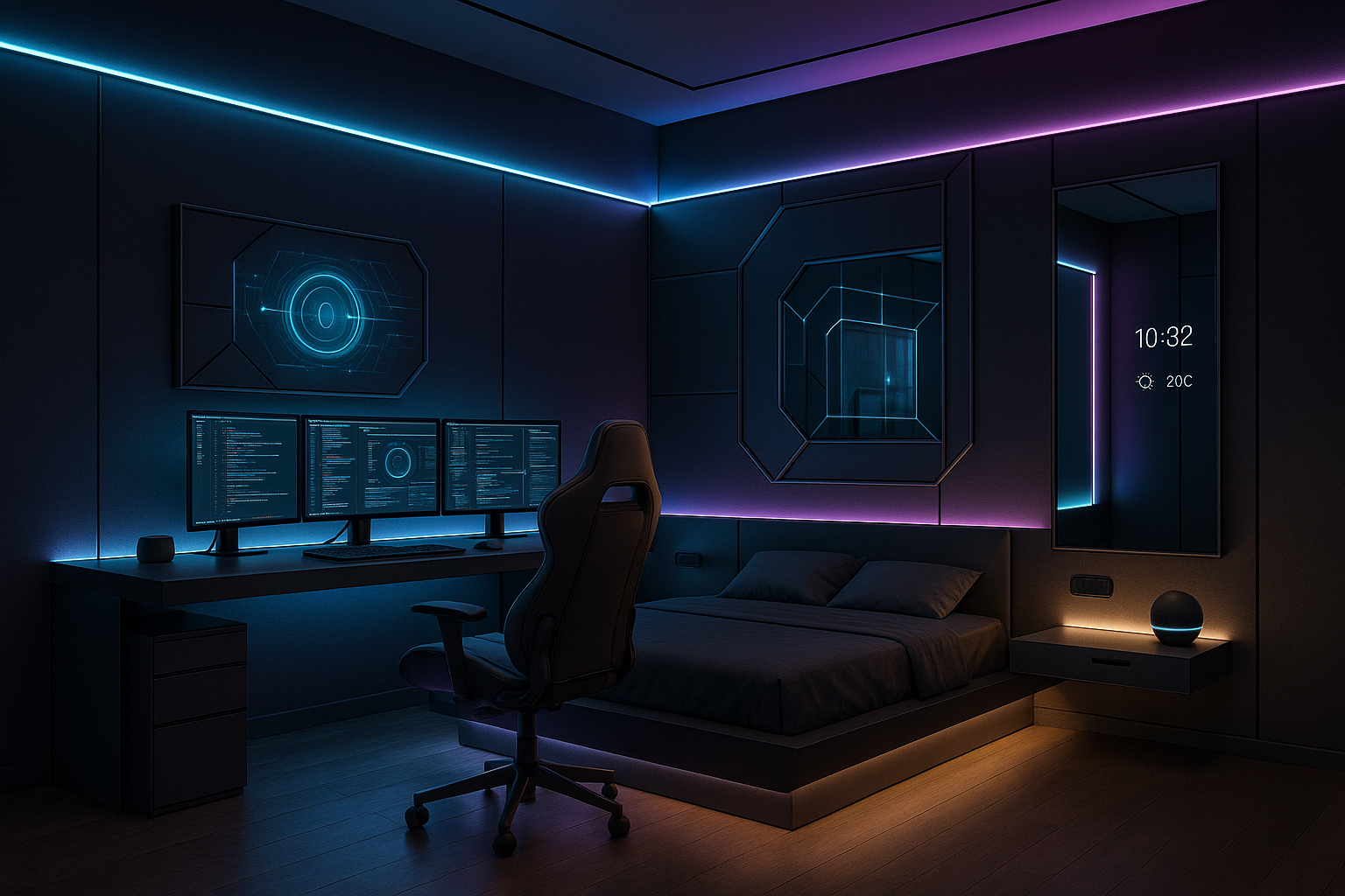 TECH INSPIRED ROOMS